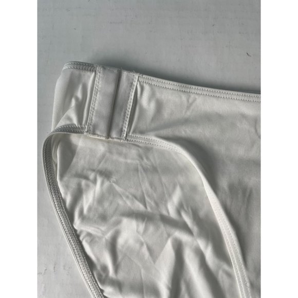 SLICK CHICKS High waist, high Cut Bikini Bottom, white, size small - Picture 5 of 9